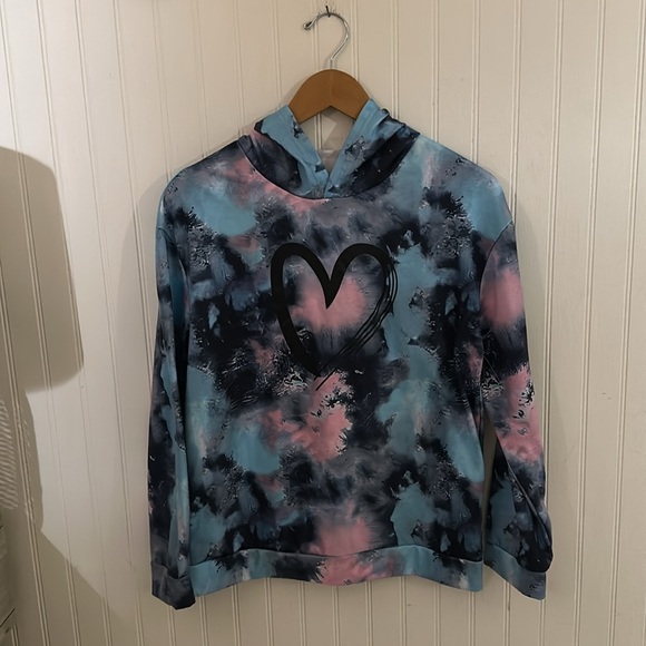 Multicolor Hooded Long Sleeve Sweatshirt sz 13/14 yrs - Picture 8 of 8